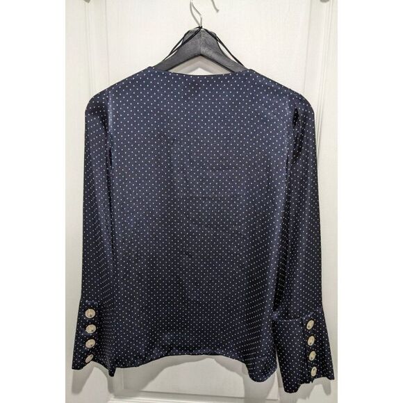 ZARA | Polka dot double breasted Blouse - Picture 3 of 9